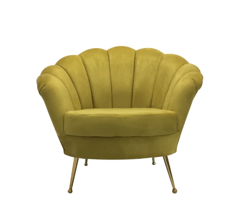 مبل راحتی یک نفره صدفی