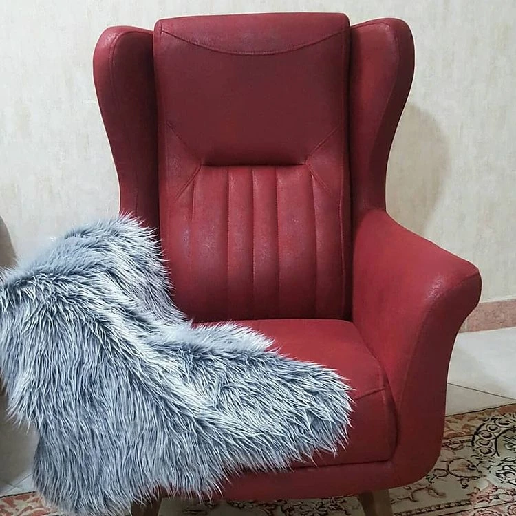 شال مبل و تخت طرح خز سایز 100x180 سانتی متر